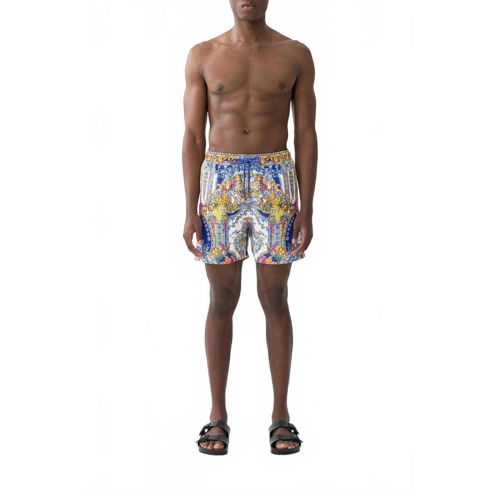 NEW CAMILLA elastic waist mid length boardshorts in españa nirvana